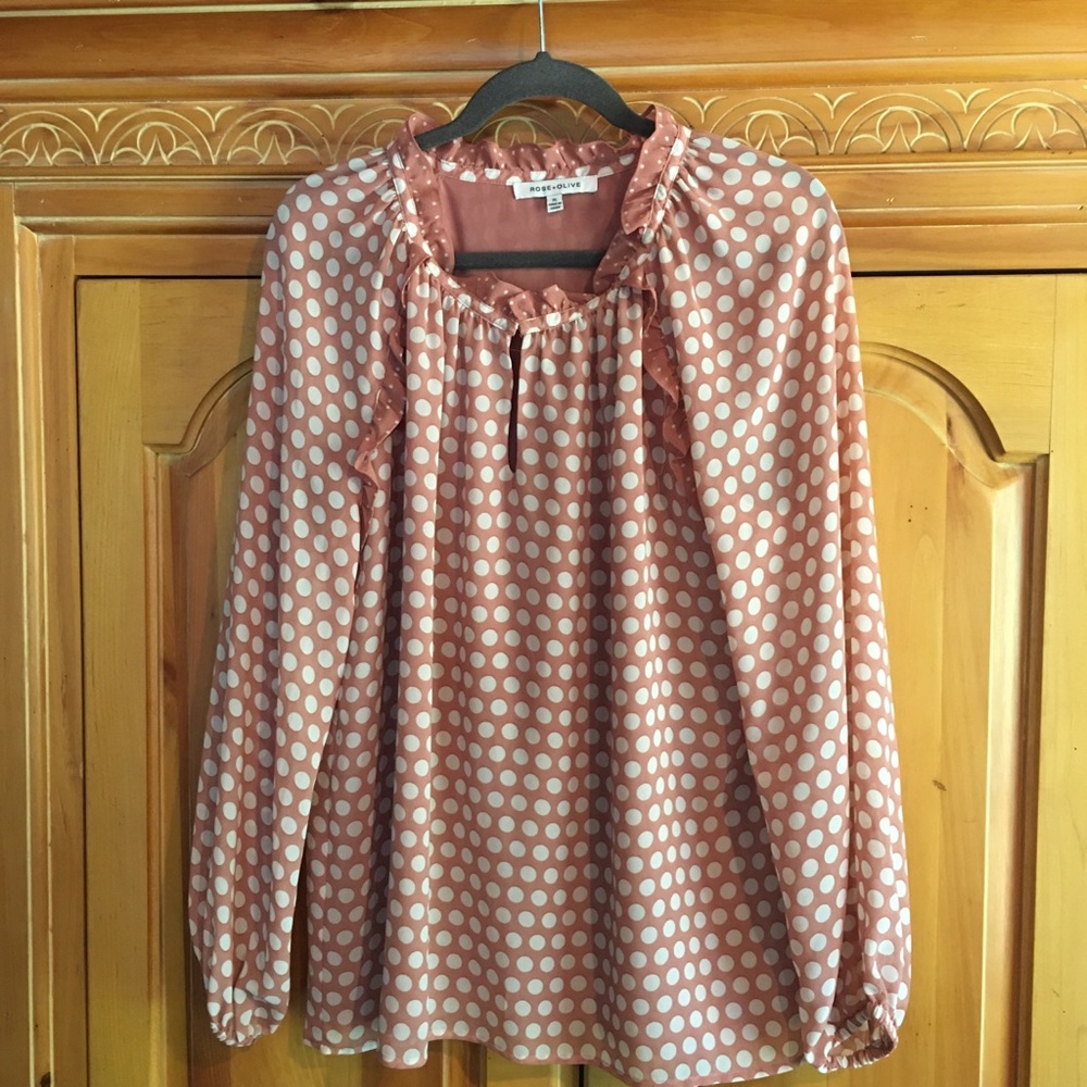 XL Rose and Olive long sleeve